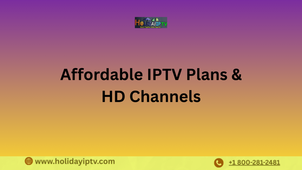 Affordable iptv subscription plans